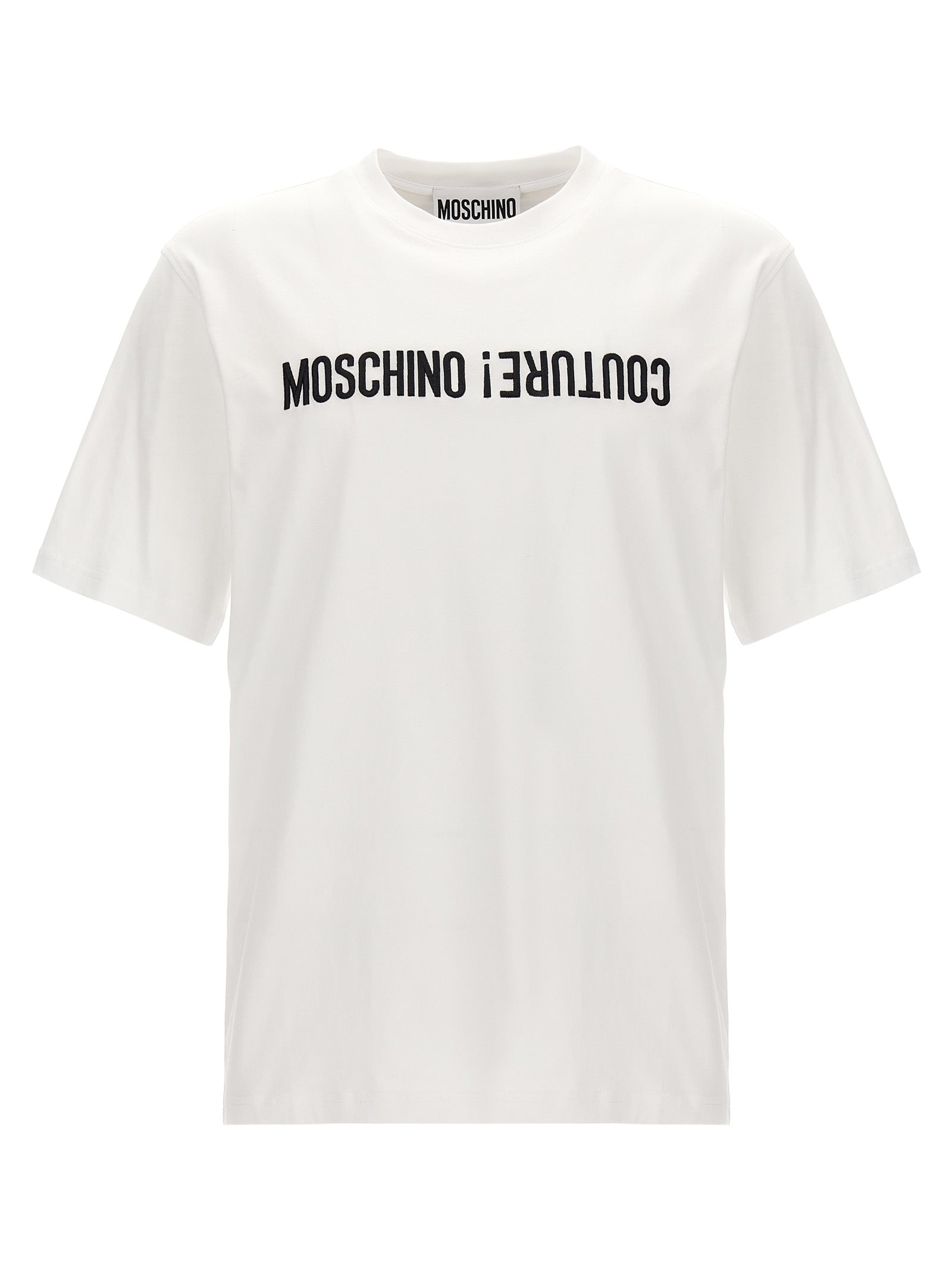 Moschino Camiseta Bicolor de Algodón