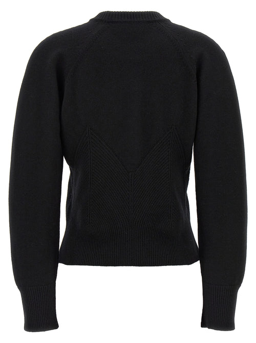 Cárdigan de lana negra Alexander McQueen