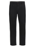 Department 5 Black Cotton Casual Pants