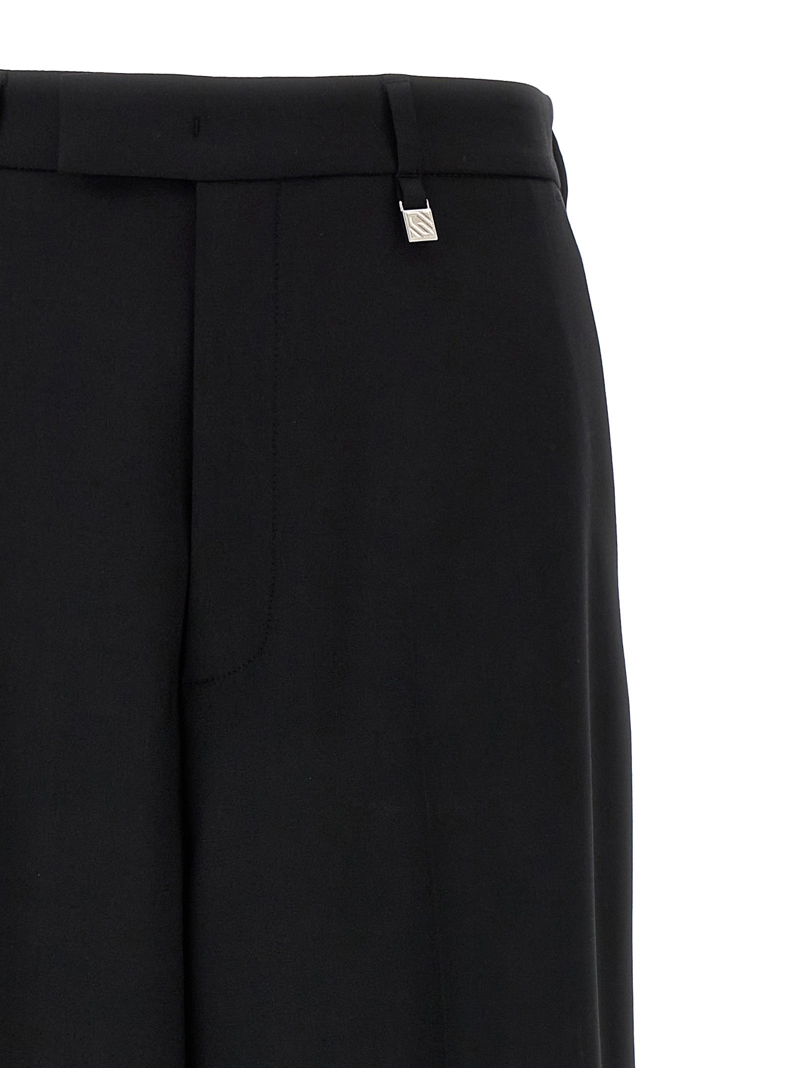 Giuseppe Di Morabito Pantalones casuales de lana virgen negros