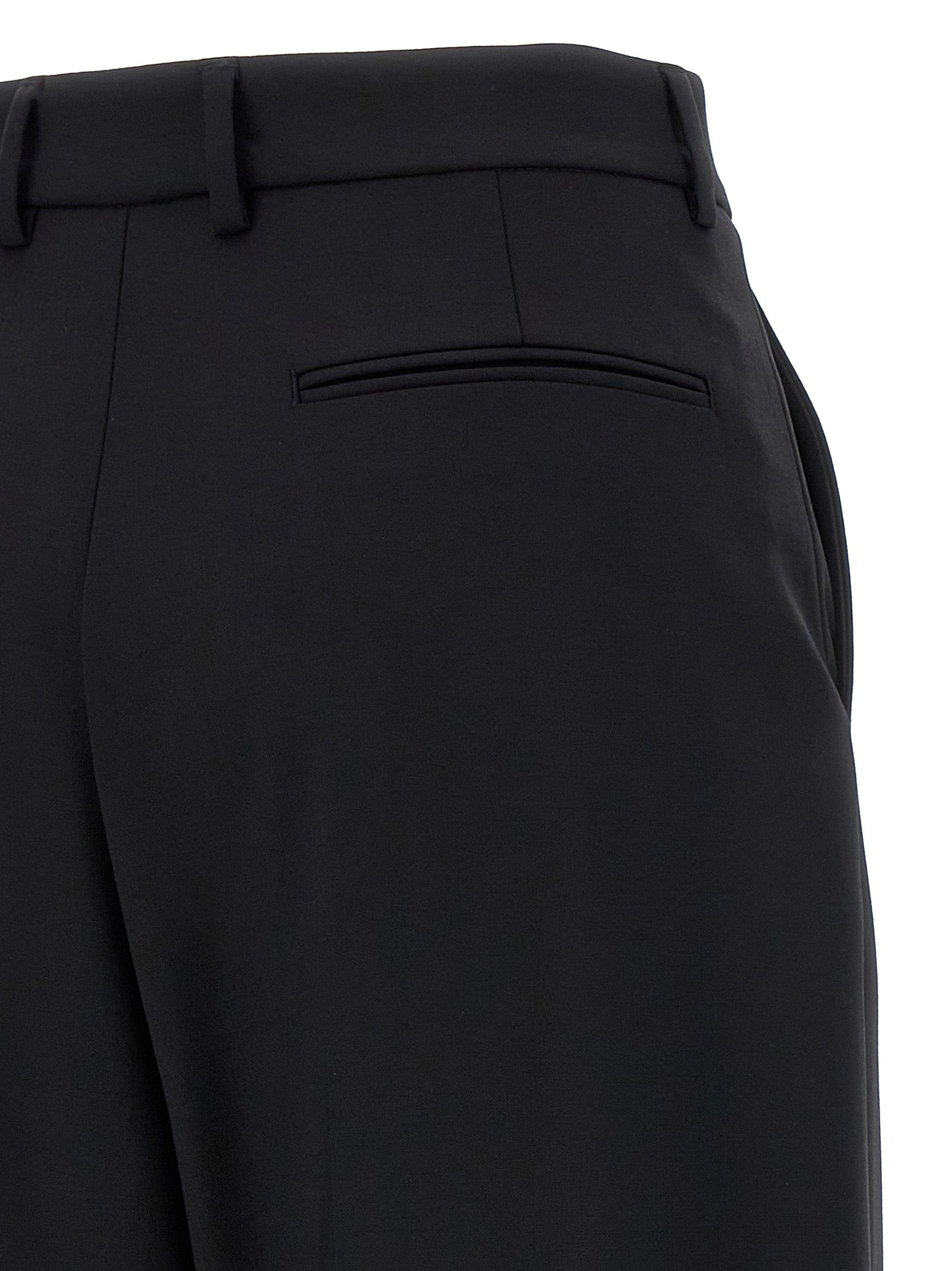 Giuseppe Di Morabito Pantalones casuales de lana virgen negros