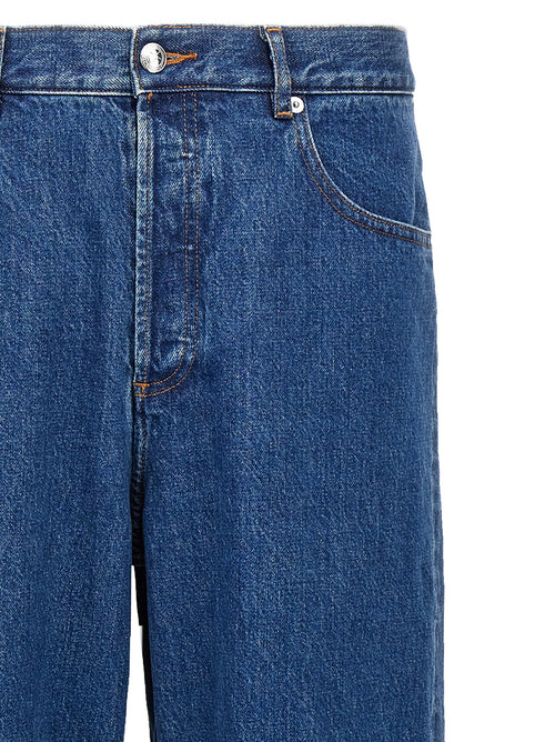 Pantalones vaqueros rectos azules de algodón A.P.C.