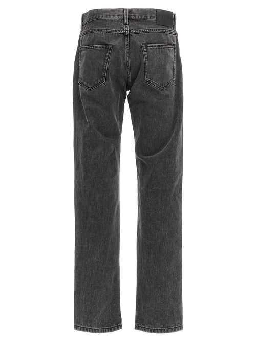 Alexander McQueen Pantalones Rectos de Algodón Negros