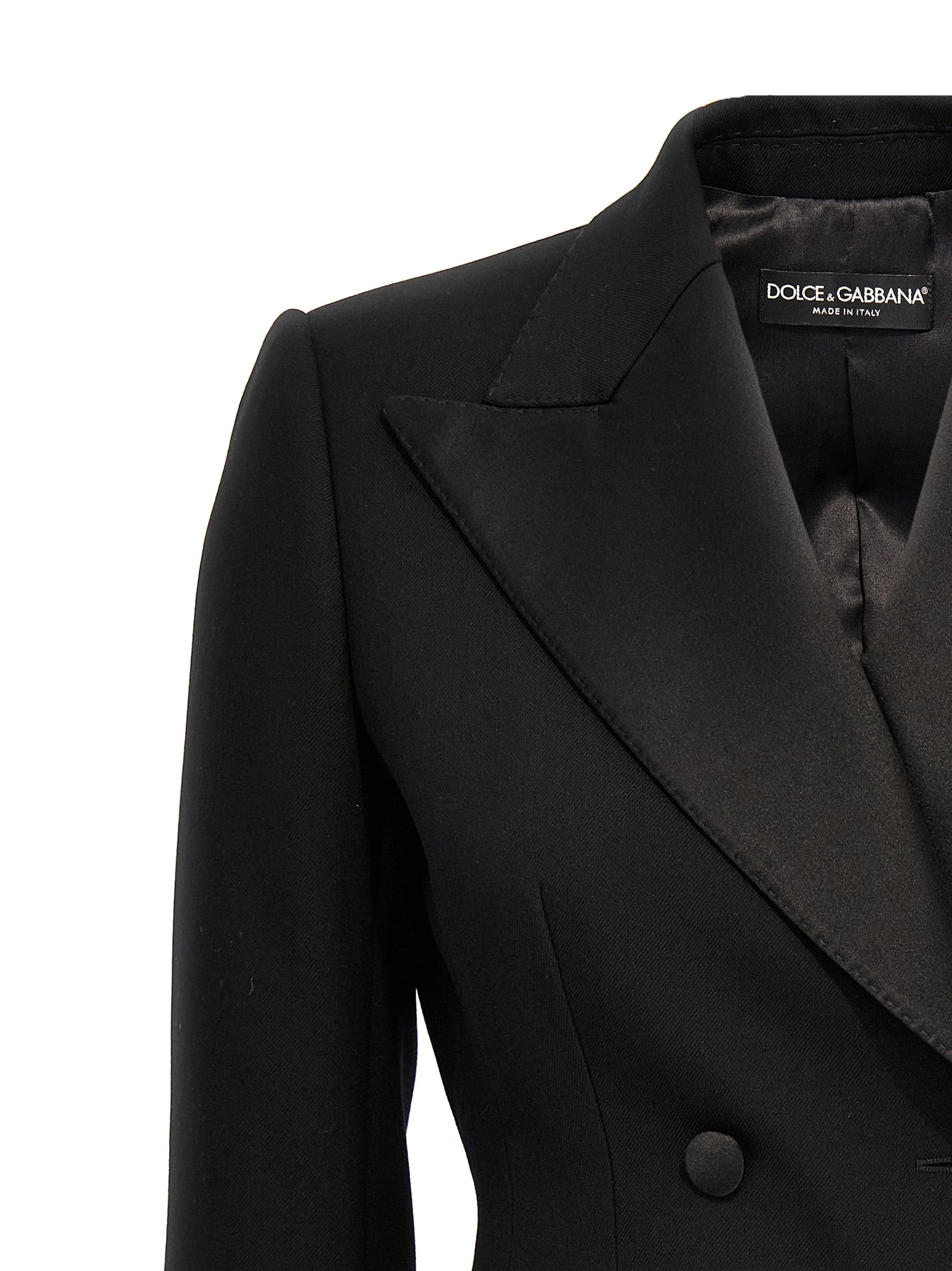 Blazer Dolce & Gabbana de lana virgen negra
