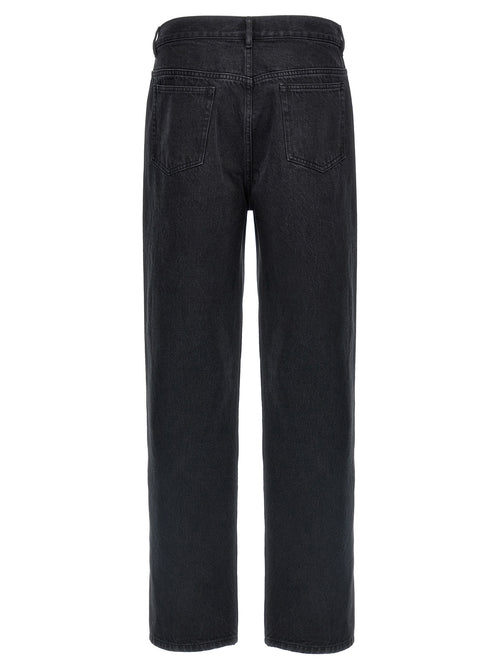 A.P.C. Jeans negros de algodón de pernera recta