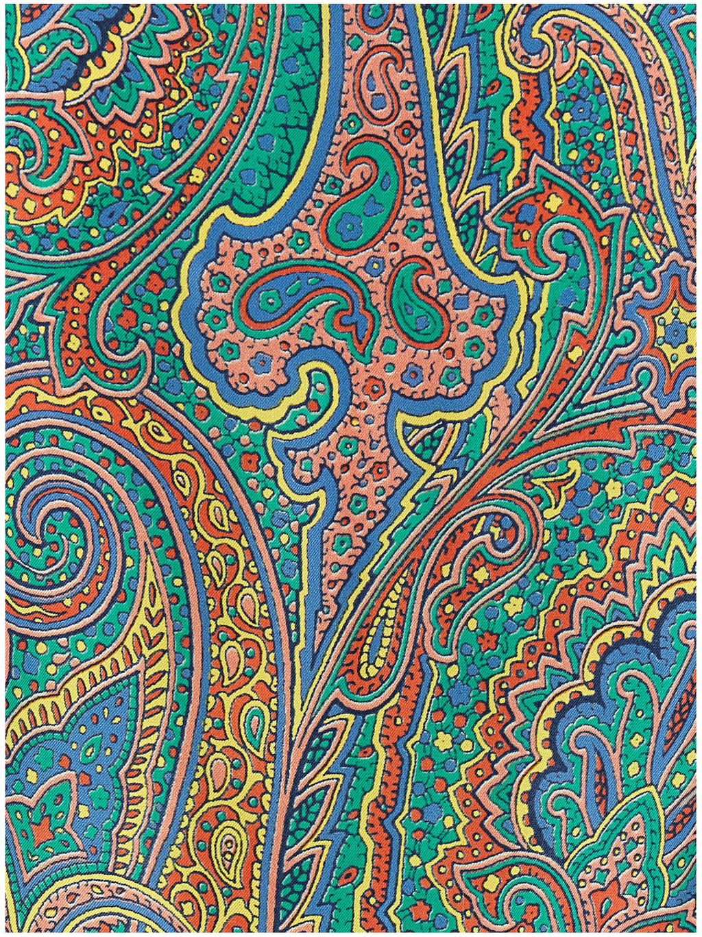 Camisa con estampado de seda multicolor Etro