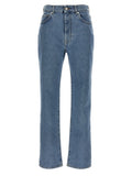 Loulou De Saison Blue Organic Cotton Straight-Leg Jeans