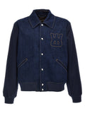 WALES BONNER Blue Cotton Denim Jacket