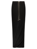 DRKSHDW Black Cotton Mini Skirt