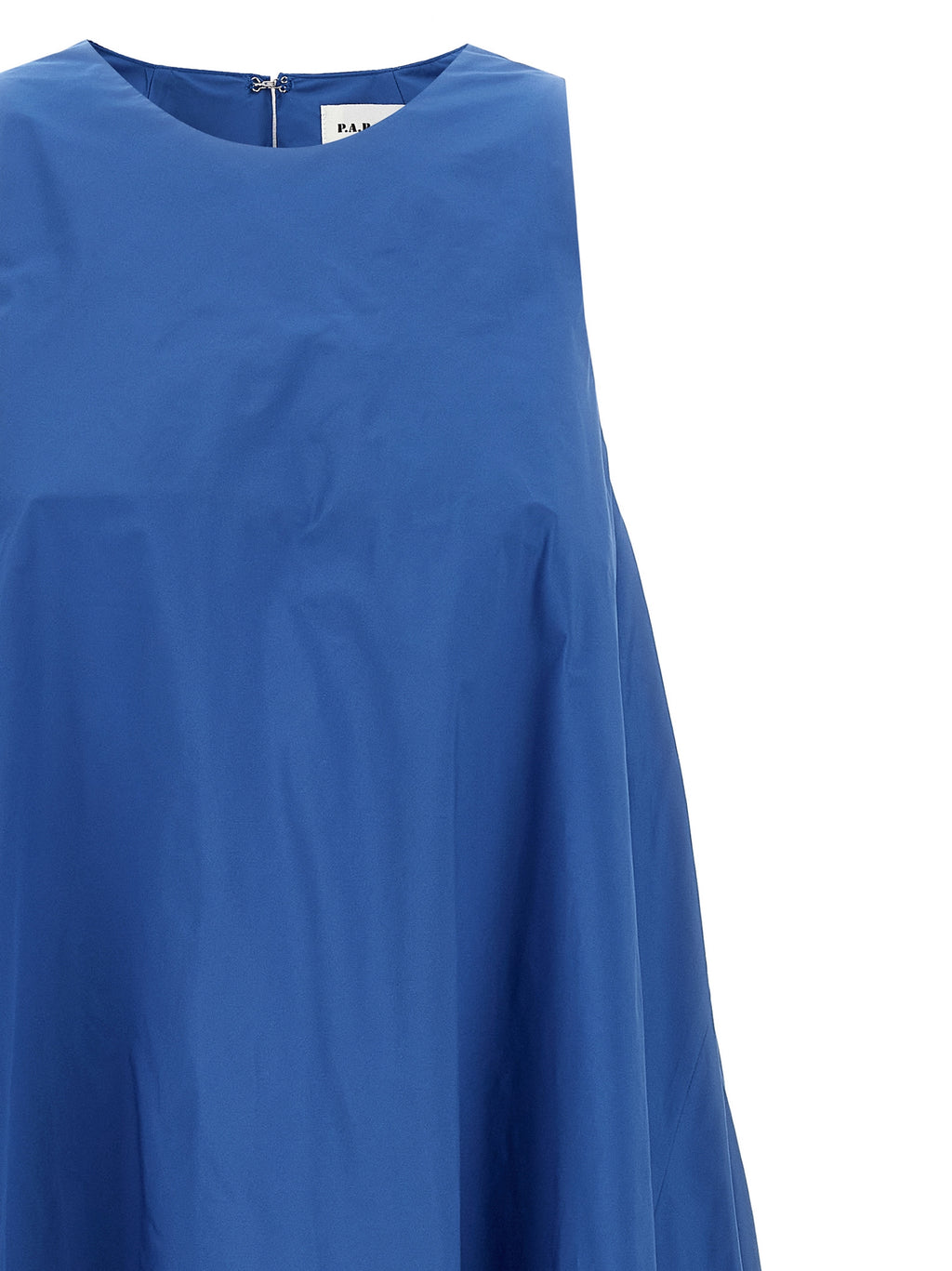 P.A.R.O.S.H. Blue Polyester Long Dress