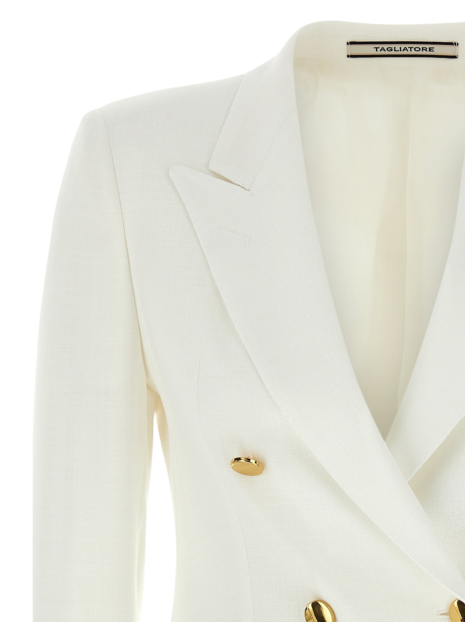 Blazer Tagliatore de viscosa blanco