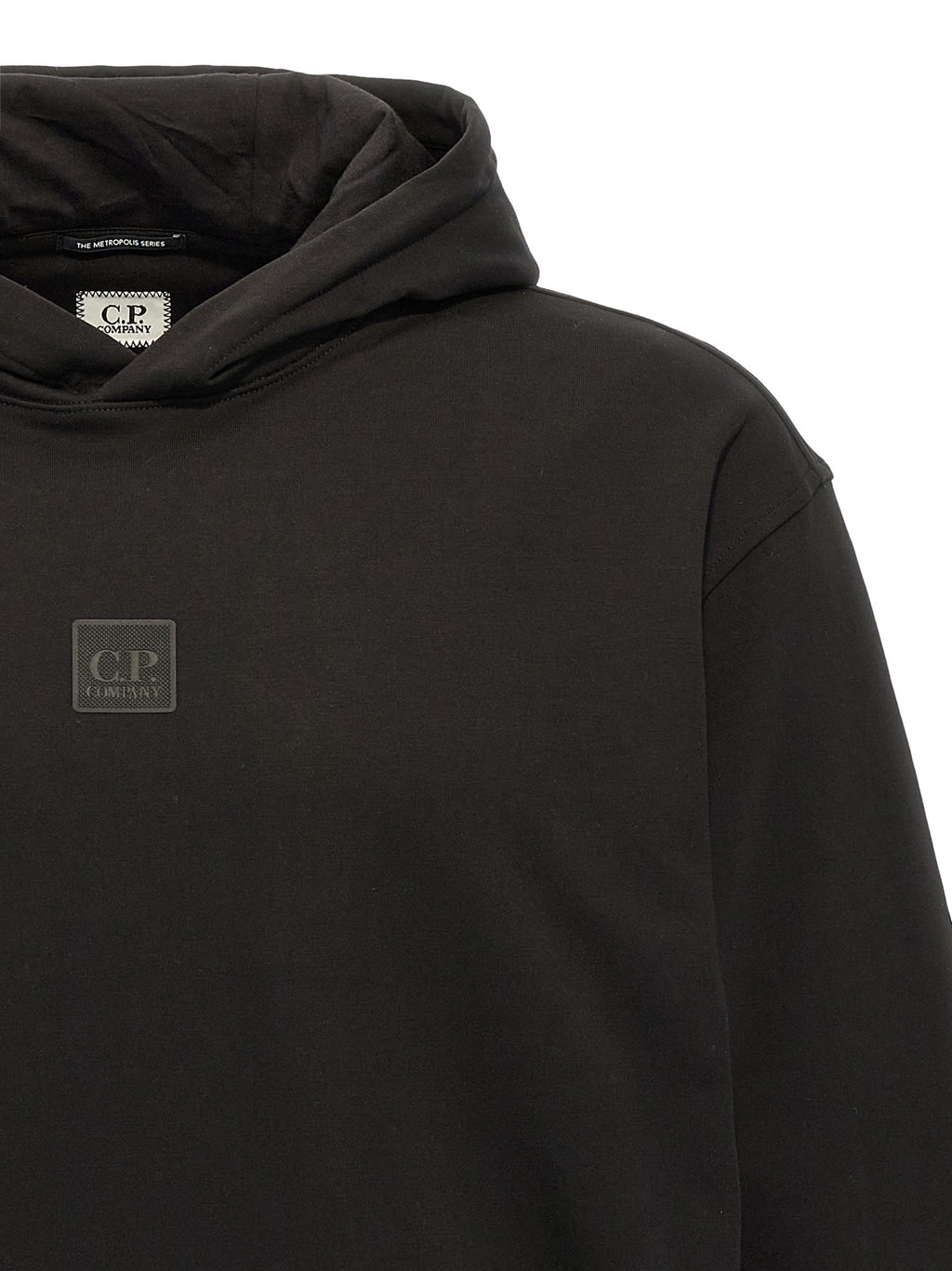 Sudadera C.P. Company negra de algodón