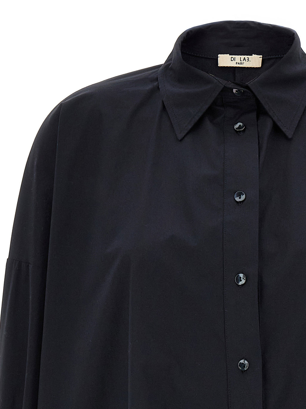 DI.LA3 PARI' Blue Cotton Blouse