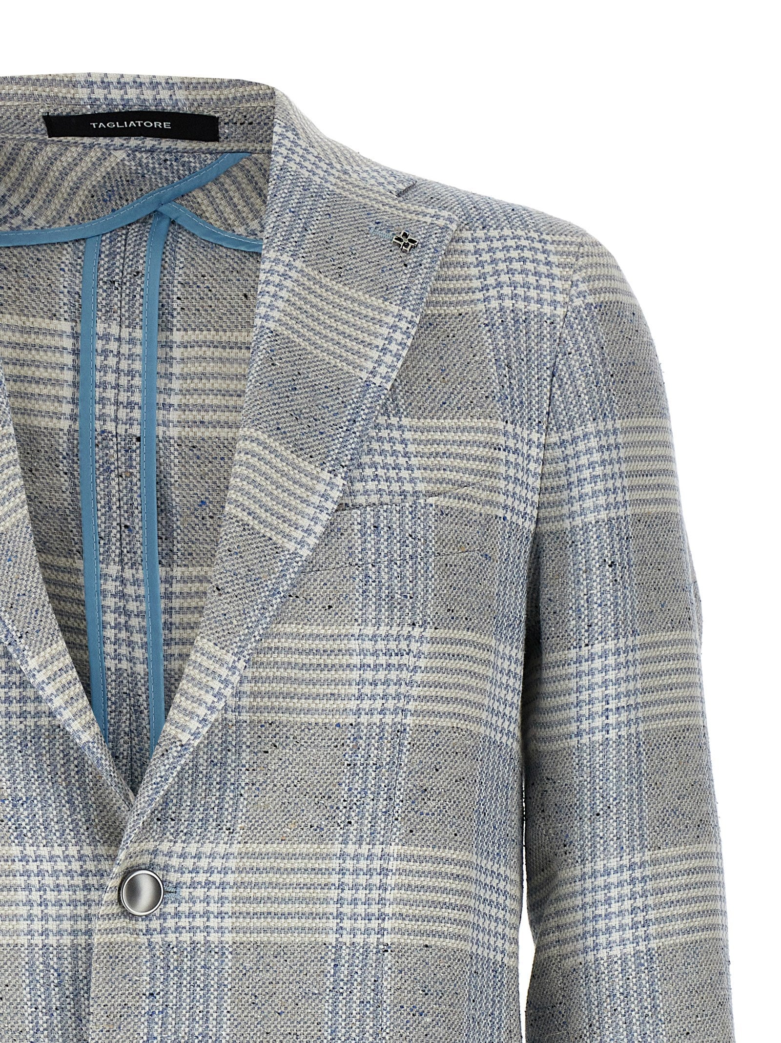 Blazer Tagliatore azul de algodón