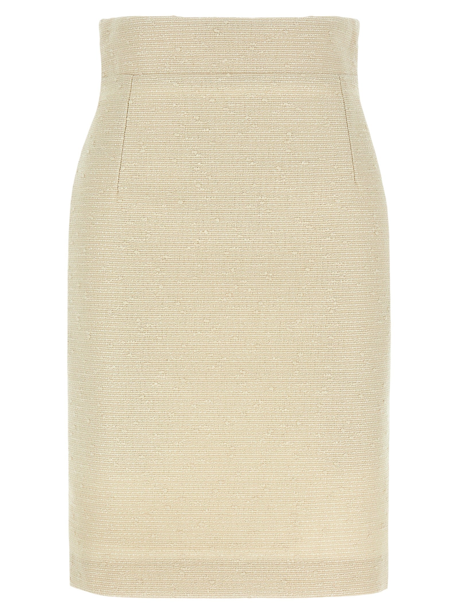 Falda Midi Tagliatore de Algodón Beige