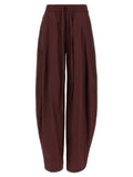 The Andamane Bordeaux Polyester Casual Pants