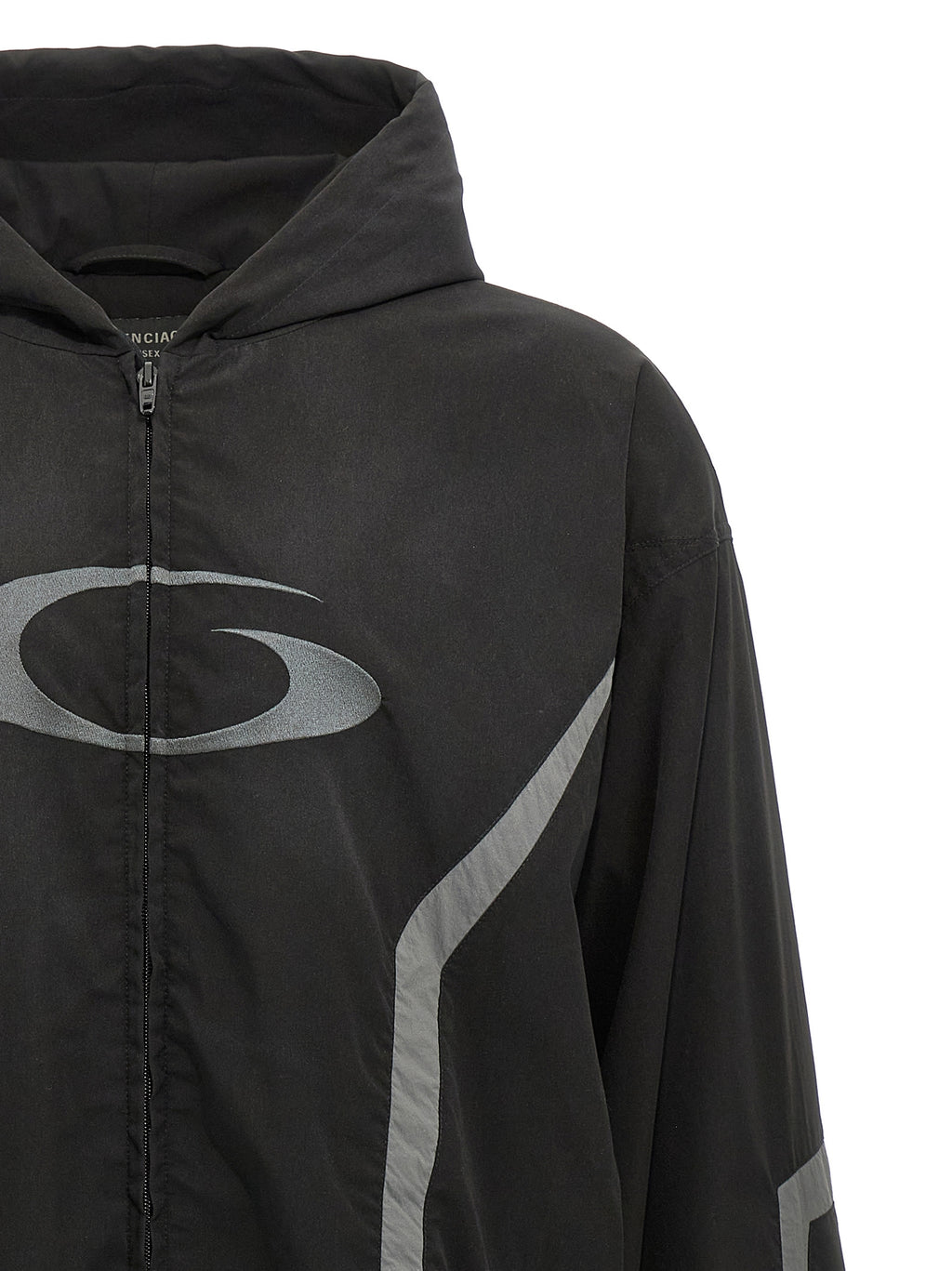 Chaqueta Balenciaga de poliéster negro