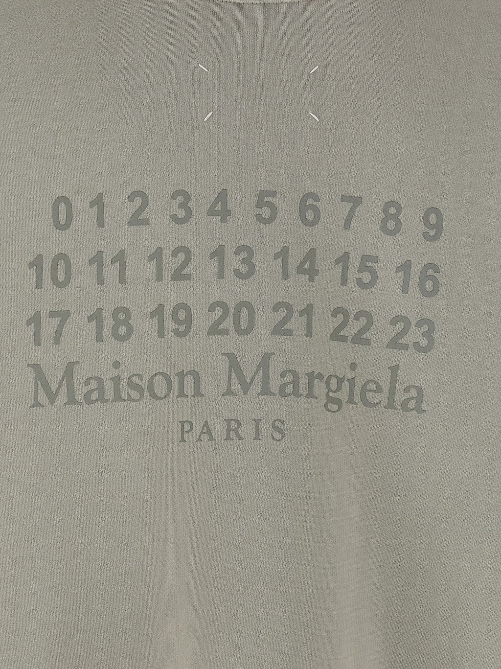 Sudadera Maison Margiela de algodón gris