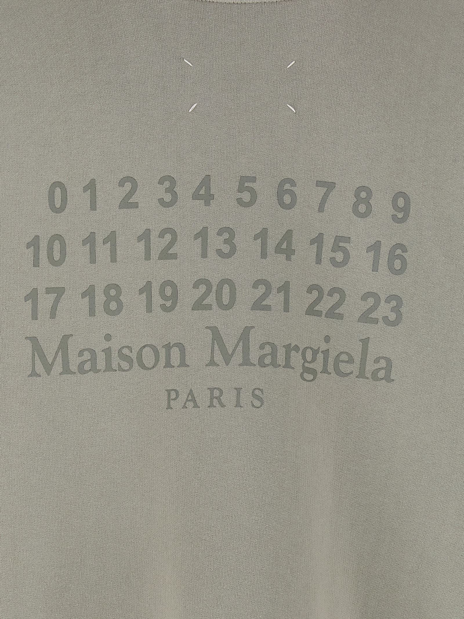 Sudadera Maison Margiela de algodón gris