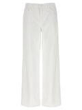 L'Agence White Cotton High-Waisted Jean