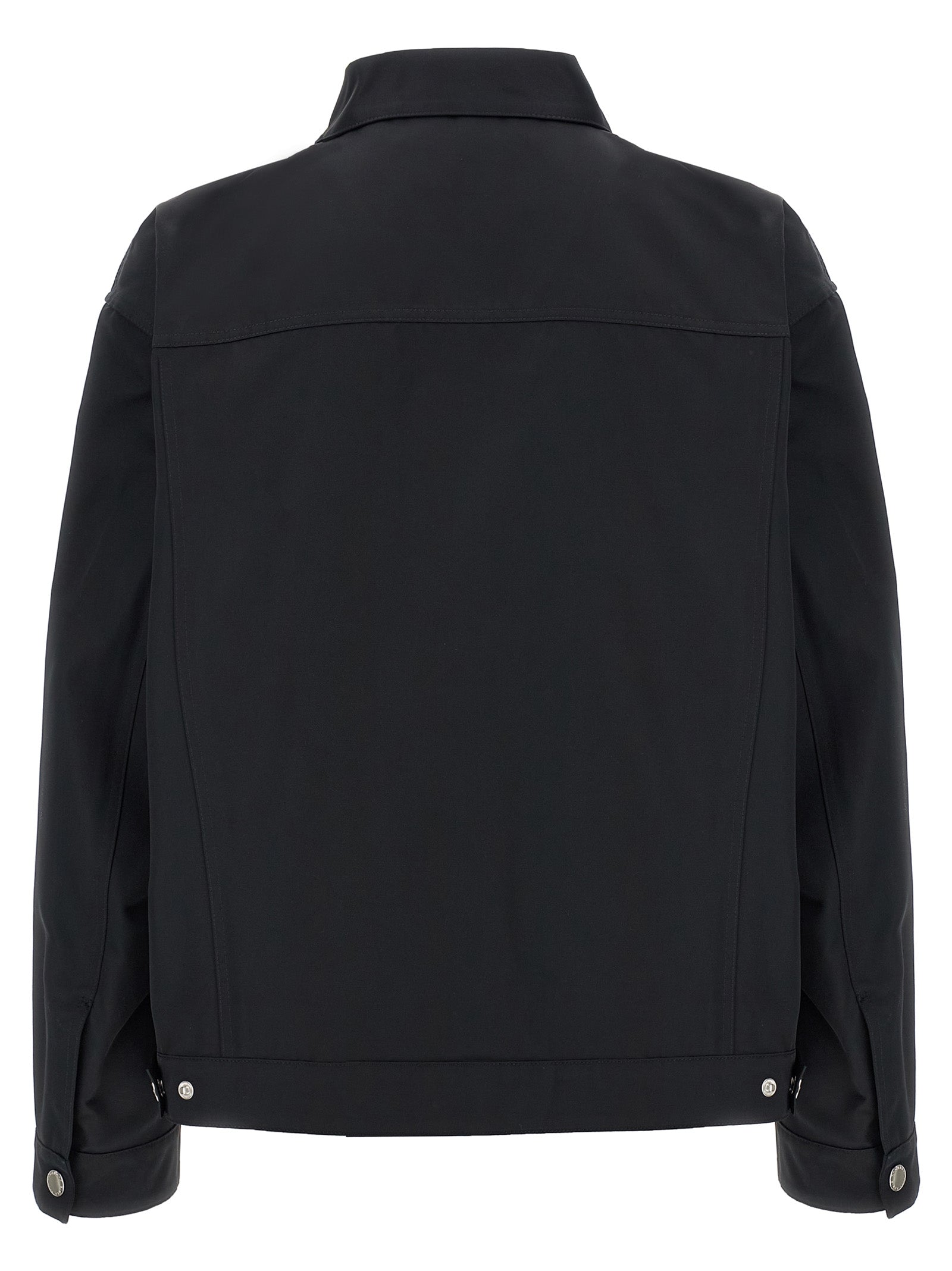 Chaqueta larga Dsquared² de poliéster negro