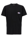 Camiseta de algodón negra Dsquared²