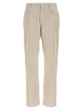 A.P.C. White Cotton Casual Pants