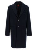 BARENA Black Virgin Wool Coat