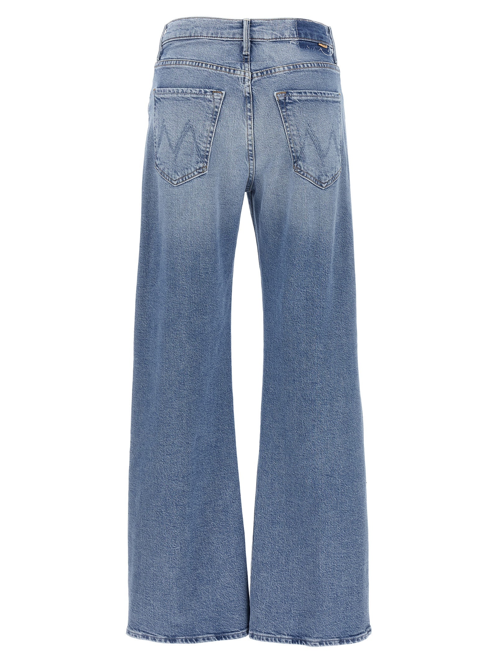 Mother Denim Jean azul de algodón de tiro alto