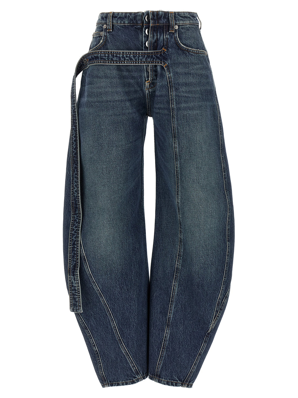 Jean Paul Gaultier Blue Cotton Jeans Denim