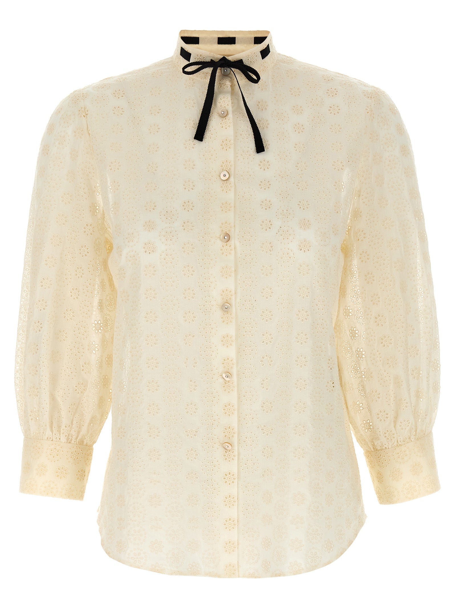 Blusa de algodón blanca Valentino Garavani