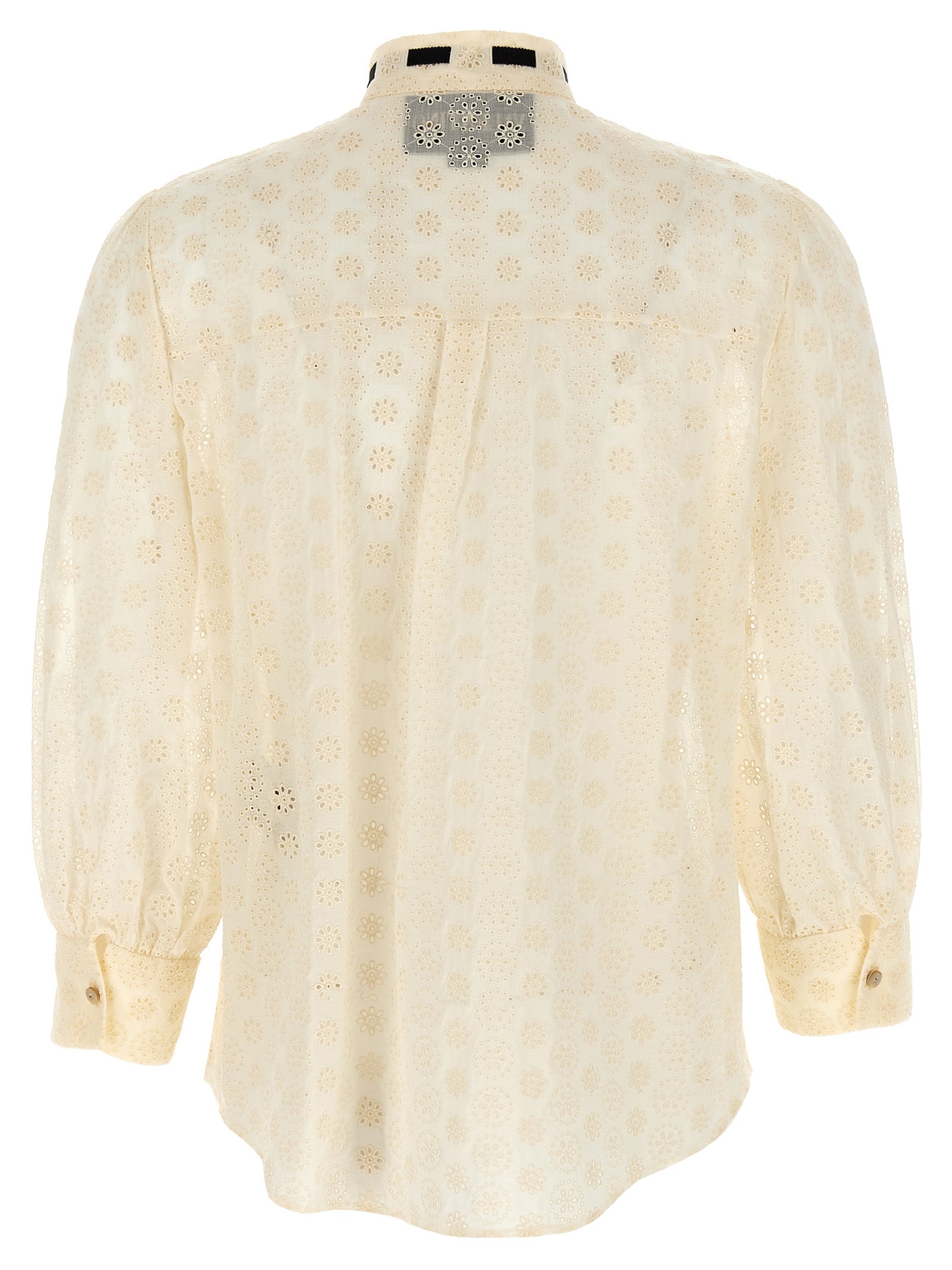 Blusa de algodón blanca Valentino Garavani
