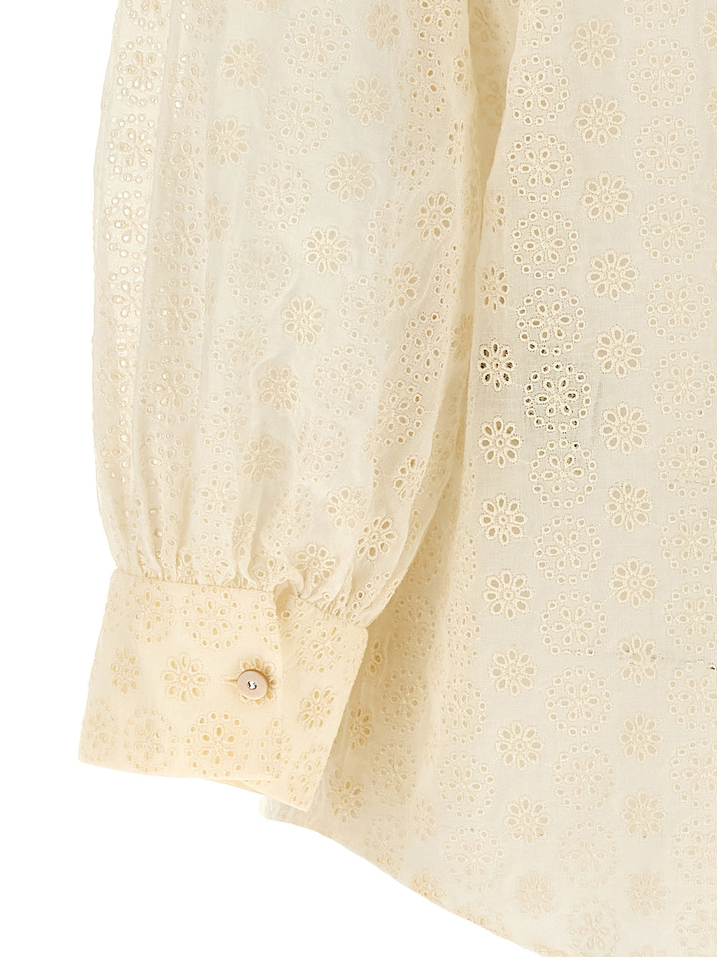 Blusa de algodón blanca Valentino Garavani