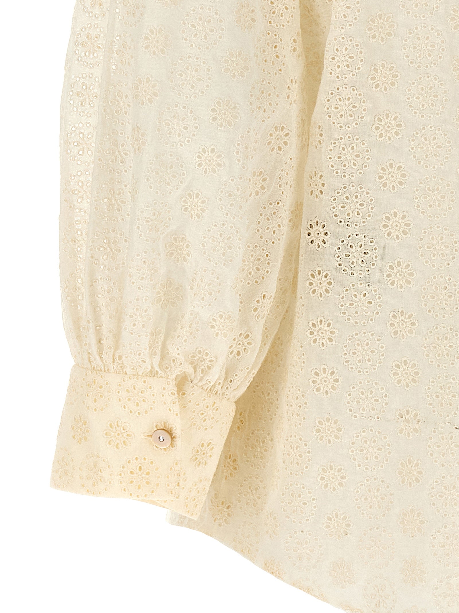 Blusa de algodón blanca Valentino Garavani