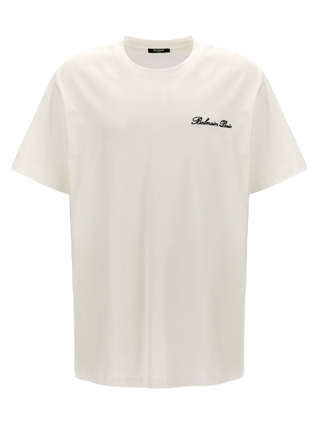 Camiseta Bicolor de Algodón Balmain