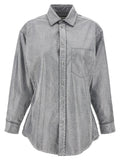 Darkpark Silver Cotton Blouse