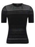 Theory Black Viscose T-Shirt