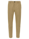 Department 5 Beige Cotton Cropped Pants