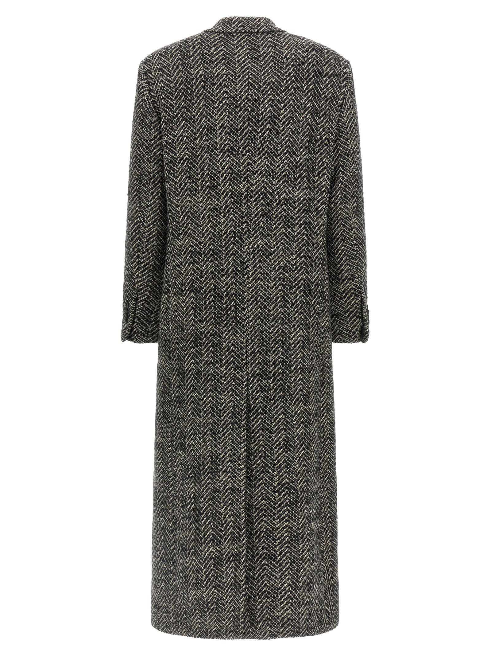 Manteau en laine multicolore Tagliatore