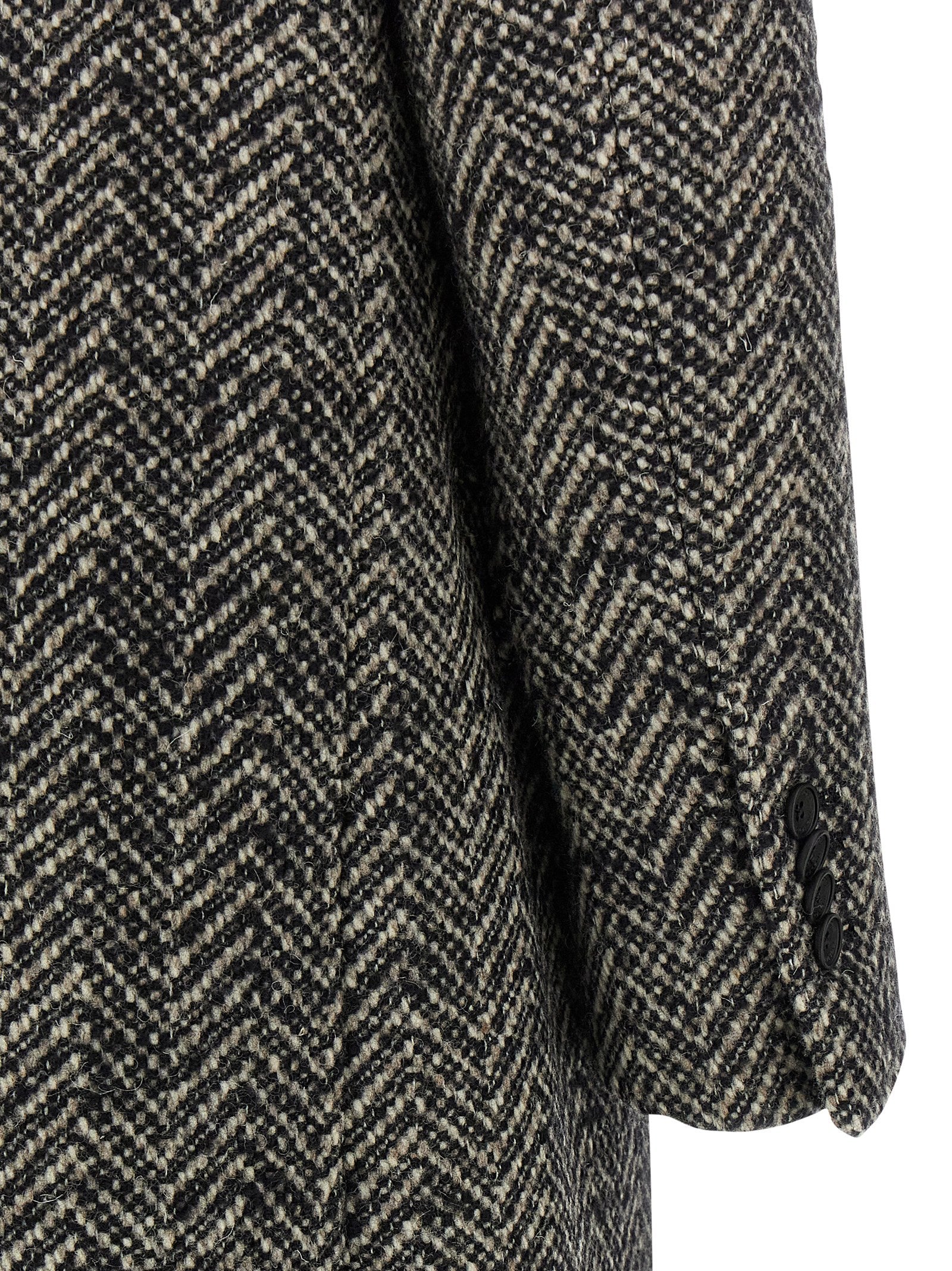 Manteau en laine multicolore Tagliatore