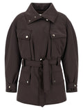 The Andamane Brown Polyester Parka