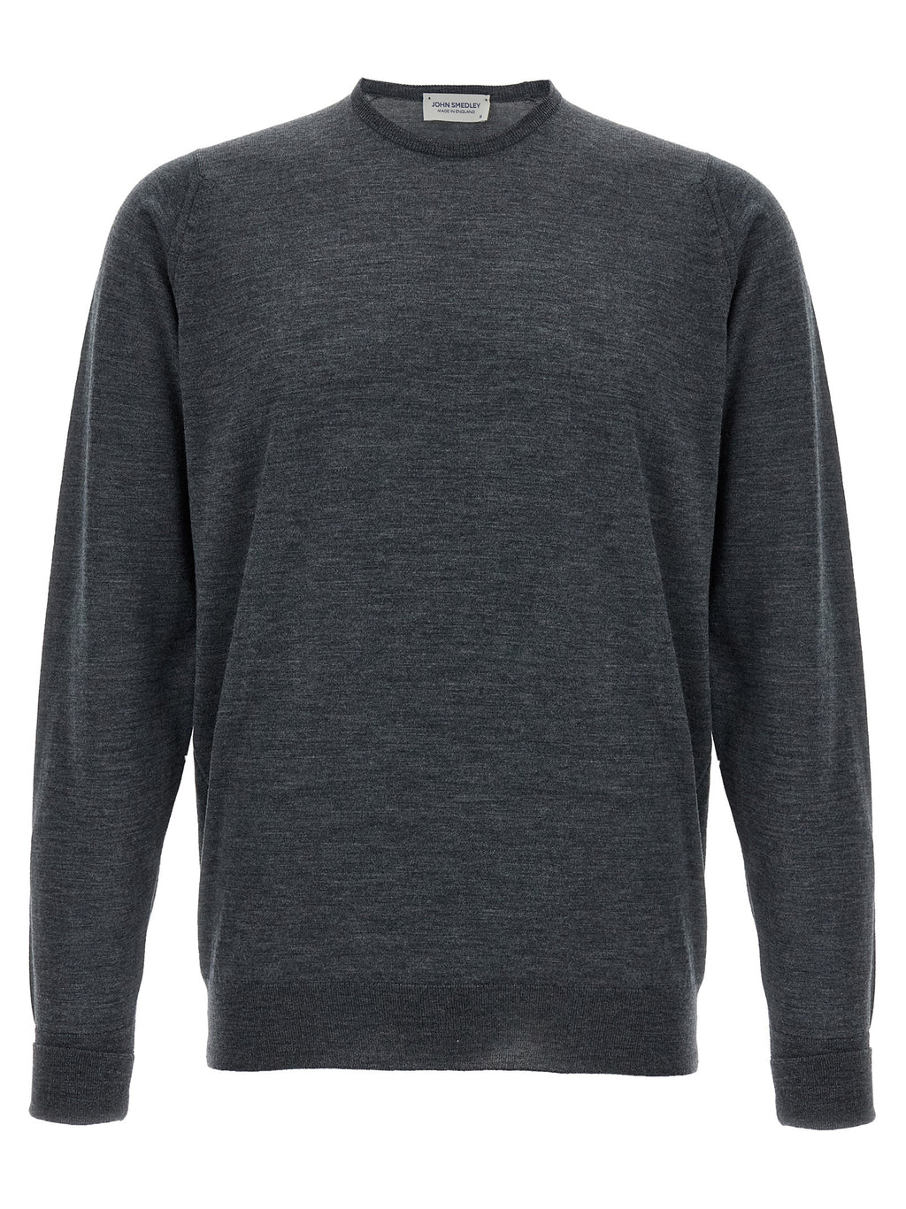 JOHN SMEDLEY Gray Merino Wool Cardigan
