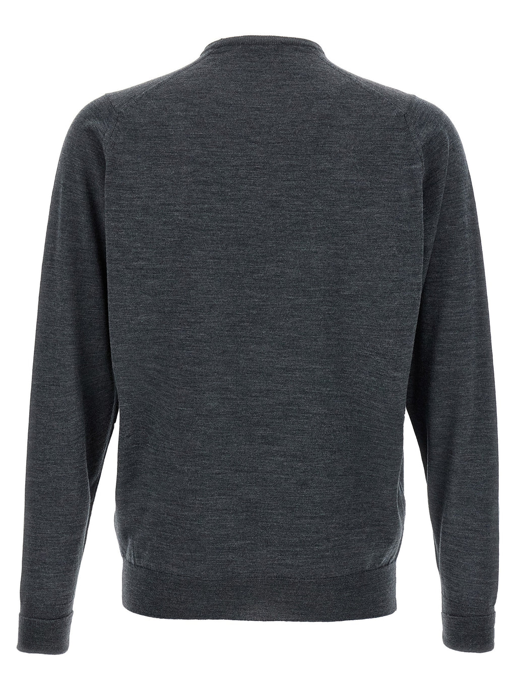 JOHN SMEDLEY Gray Merino Wool Cardigan