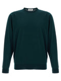 JOHN SMEDLEY Bicolor Merino Wool Cardigan