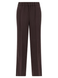 Alberto Biani Brown Triacetate Casual Pants