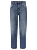 Department 5 Blue Cotton Straight-Leg Jeans