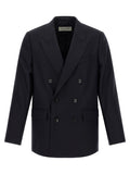Dries Van Noten Blue Wool Blazer