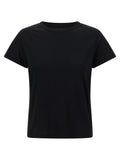 Mother Denim Black Cotton T-Shirt