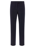 Alberto Biani Blue Virgin Wool Dress Pants