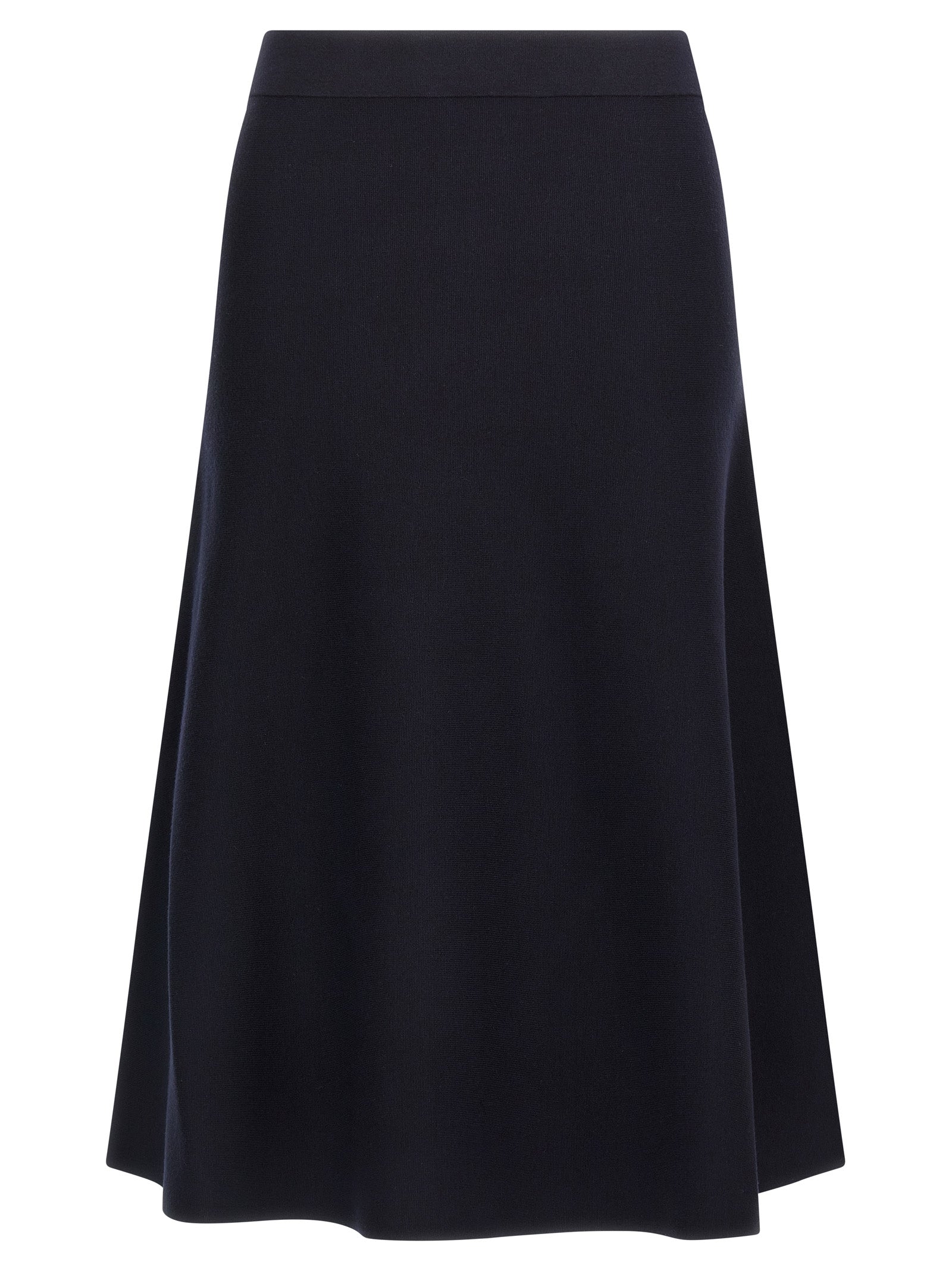 Falda midi Max Mara azul de viscosa